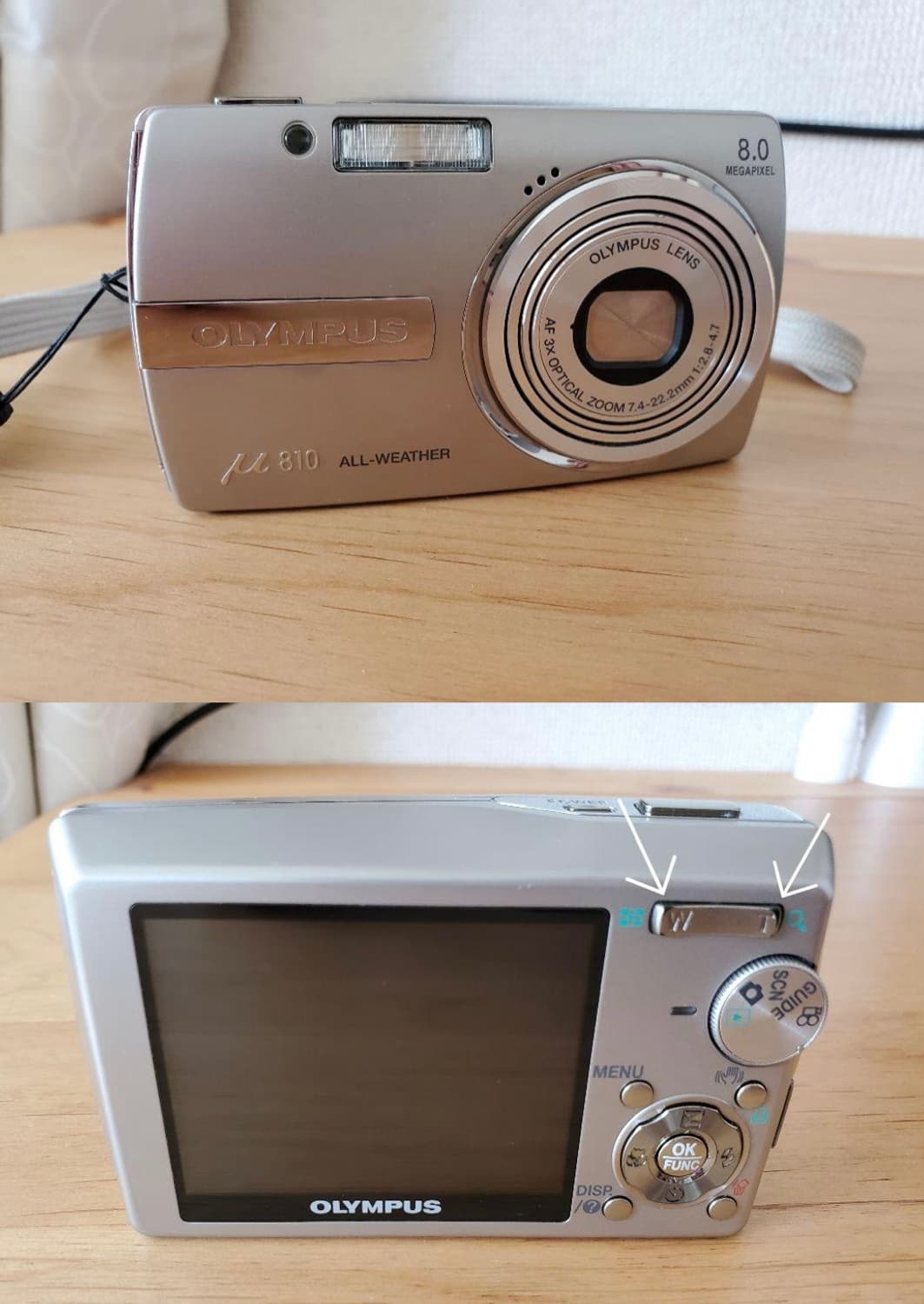 olympus mju 810 올림푸스 뮤 810 xd카드 포함 상품이미지1