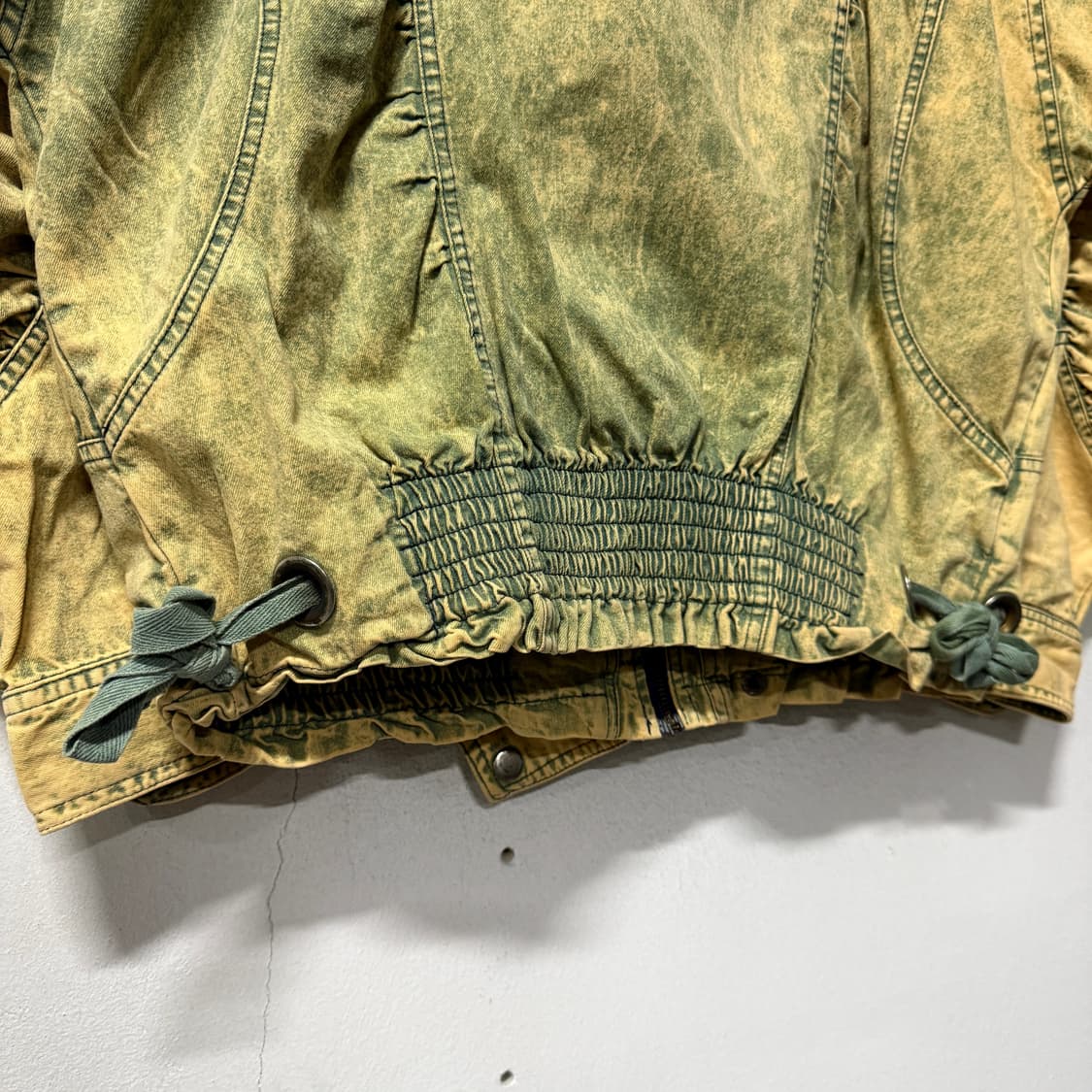 VTG 빈티지 밀리터리 그런지 워싱 멀티 디테일 데님 블루종 자켓 상품이미지9