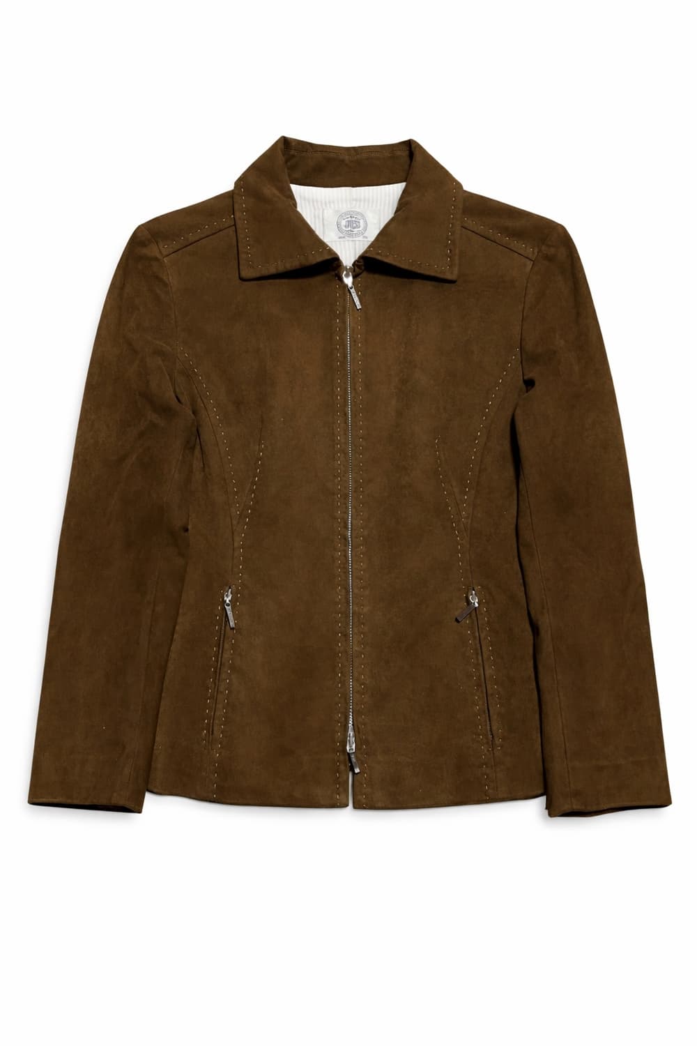 JPN 일본 빈티지 J.PRESS 웨스턴 브라운 스웨이드 인조가죽 자켓 상품이미지1
