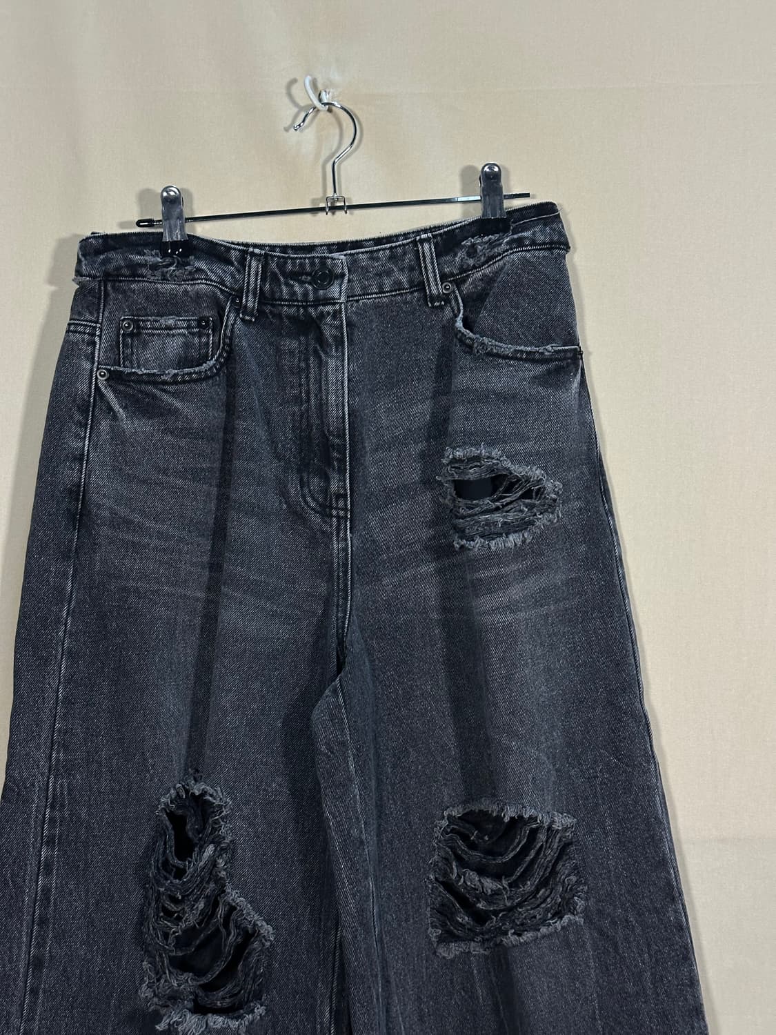 준지 디스트로이드 와이드 데님 처분  상품이미지2