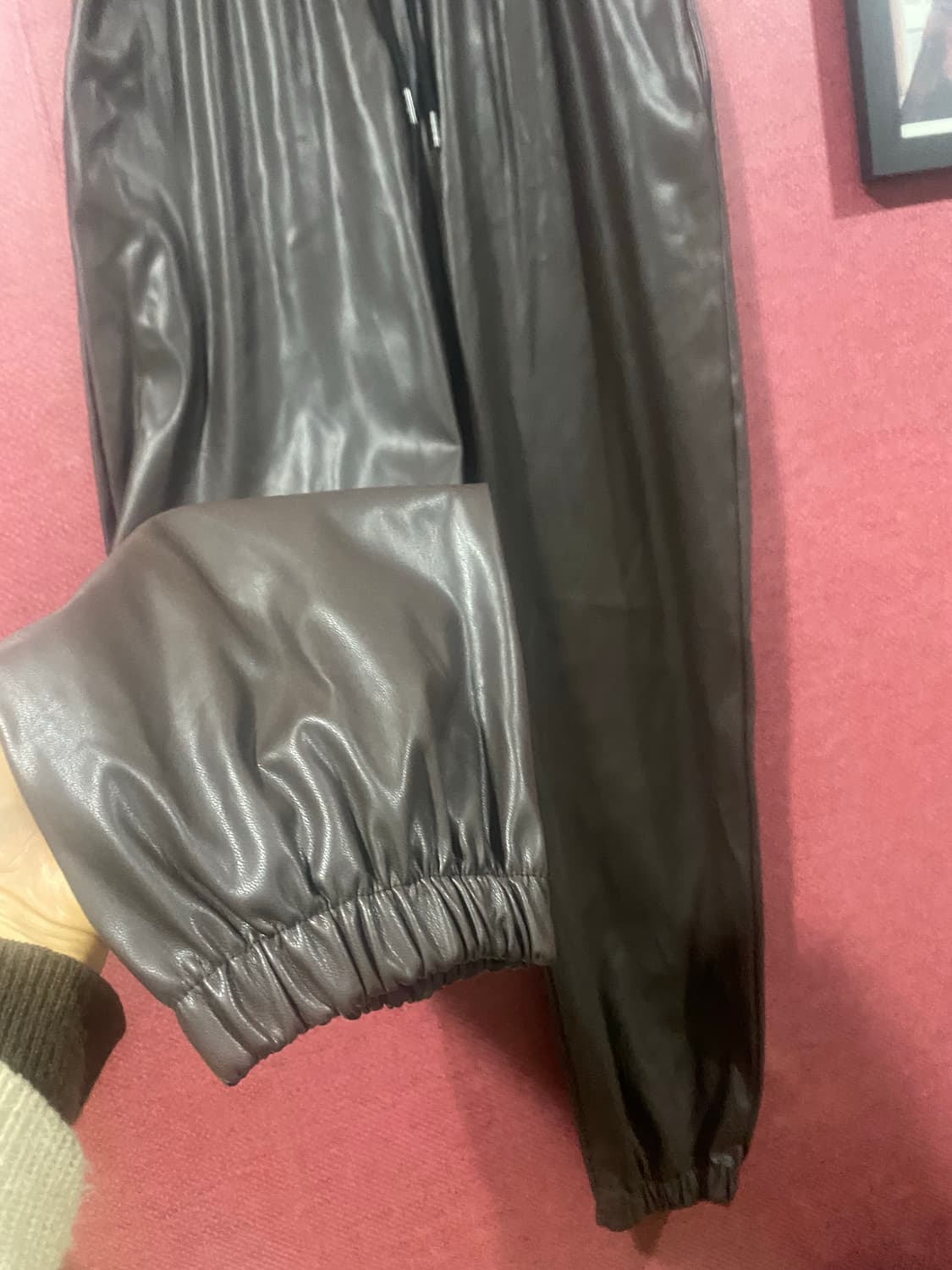 레더 조거 팬츠 상품이미지3