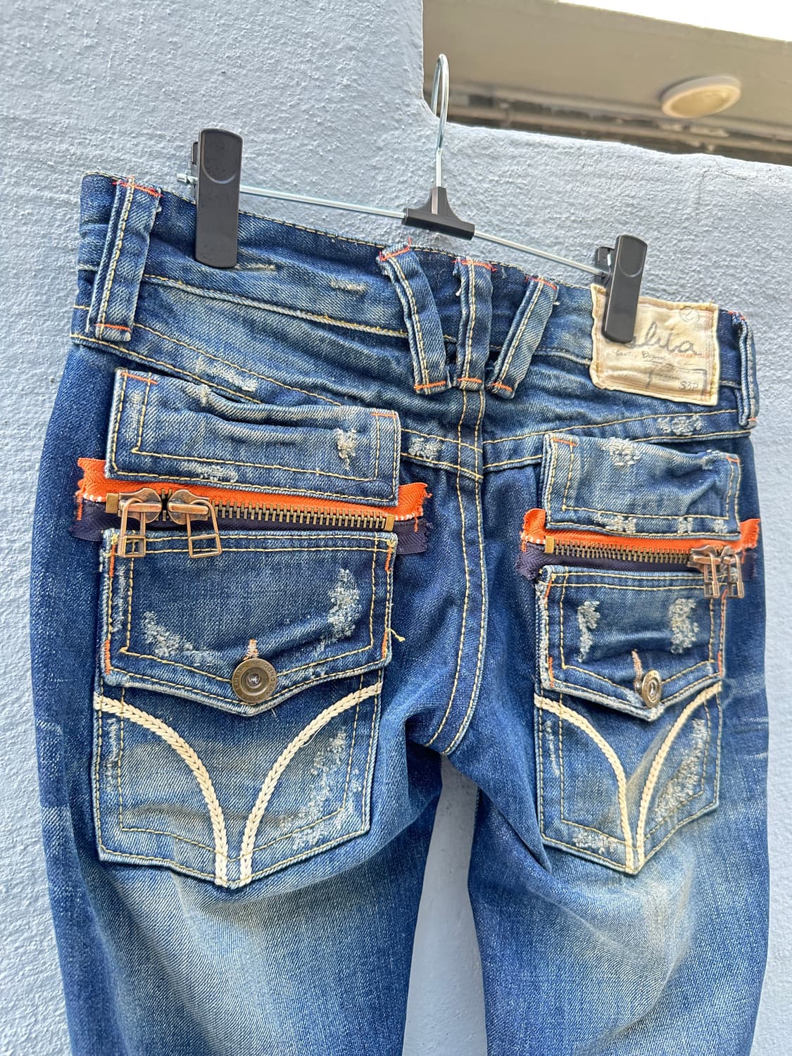 Lolita jeans washing flare low rise  상품이미지6