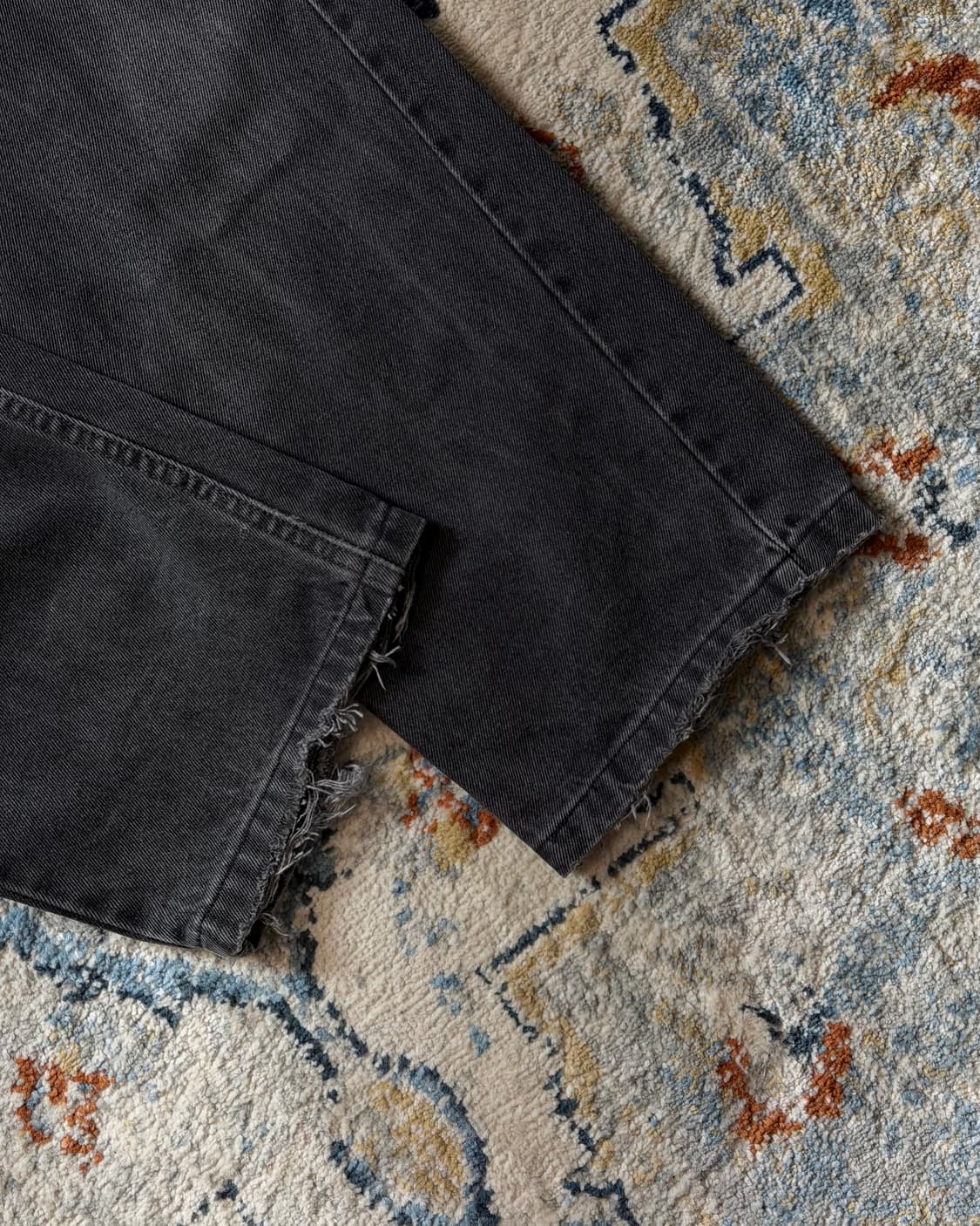 90‘s USA 리바이스 565 흑청 데님팬츠 [0-233] 상품이미지7