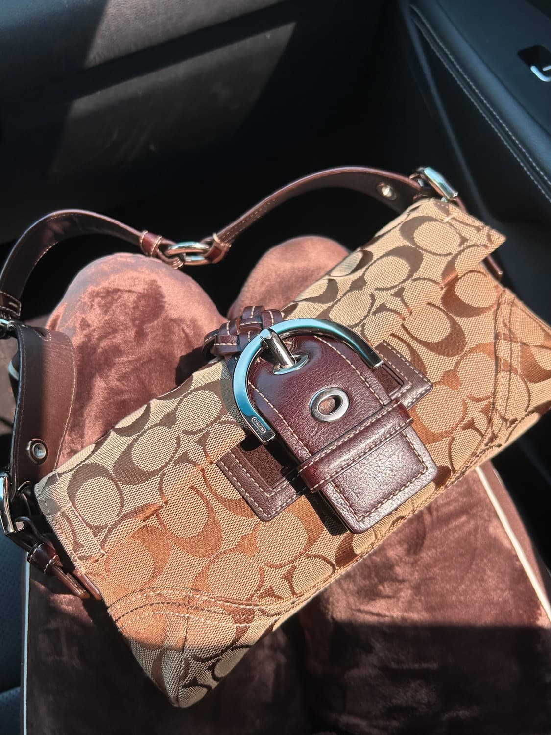 ✨💗오늘만할인))Coach 빈티지 코치 바게트 숄더백 상품이미지1