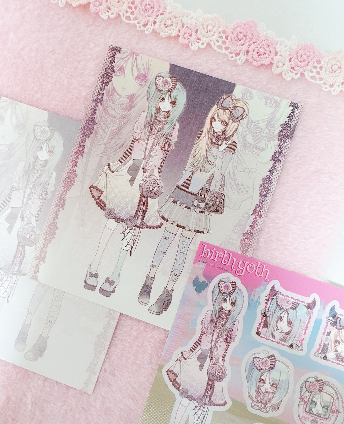 [rubyrinth] birth goth postcard 벌스 고스 엽서 상품이미지4