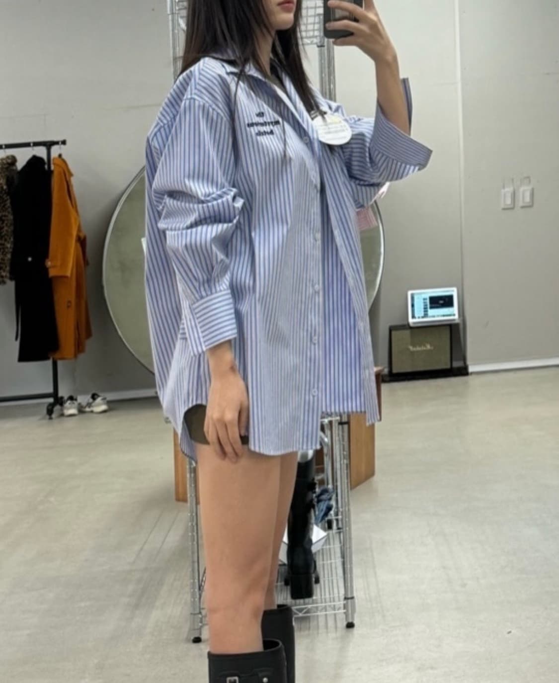 더미스테리어스호텔 스트라이프 셔츠 상품이미지1