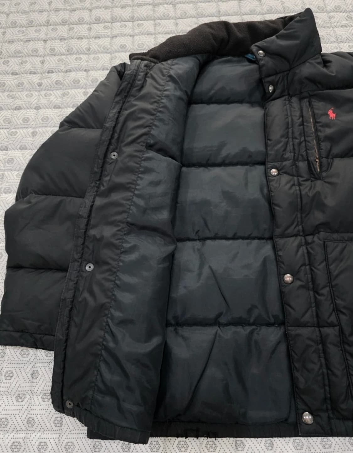 폴로 랄프로렌 블랙 다운 패딩 100 상품이미지2