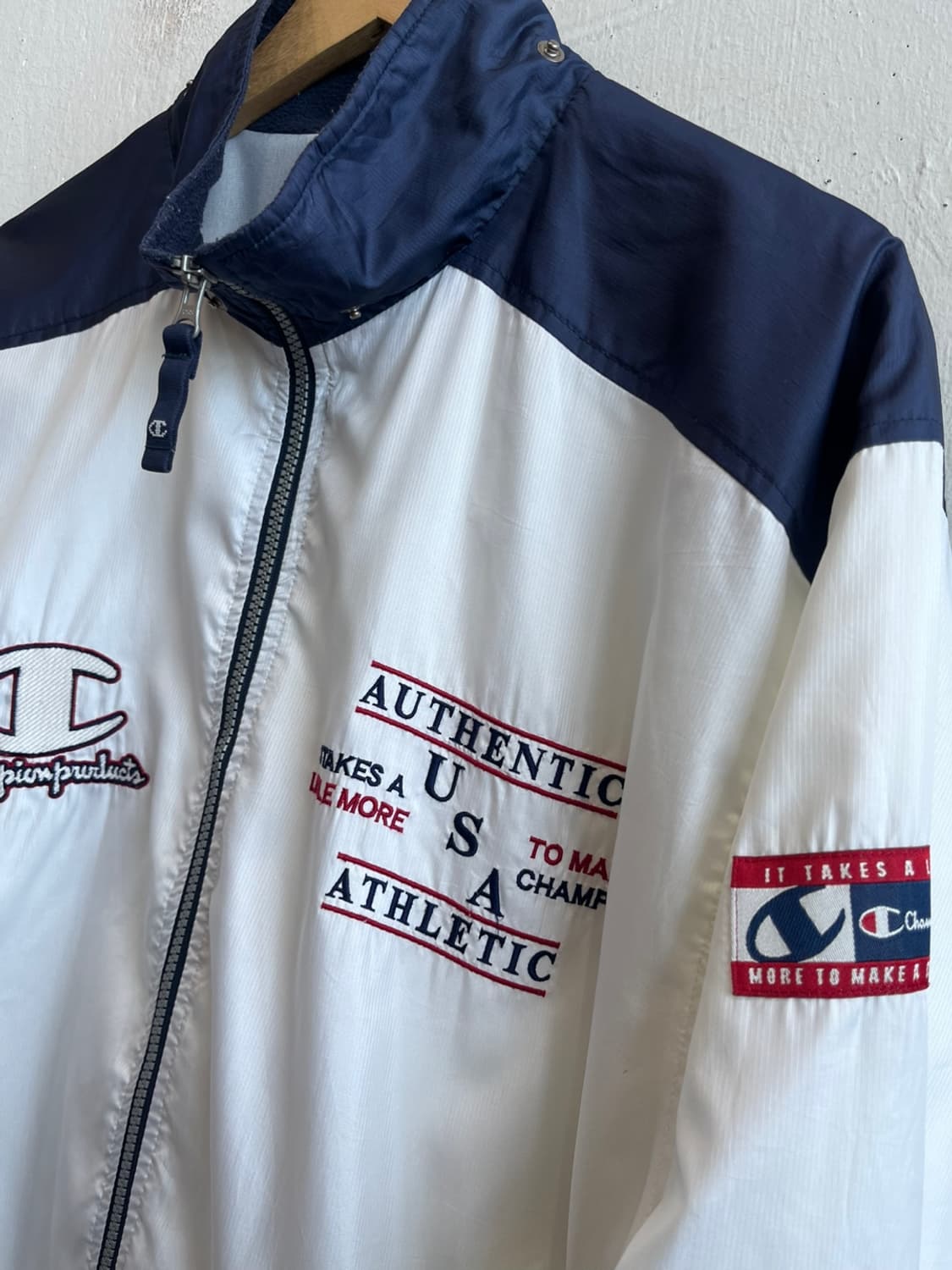 챔피온 올드스쿨 USA로고 바람막이 자켓 상품이미지3