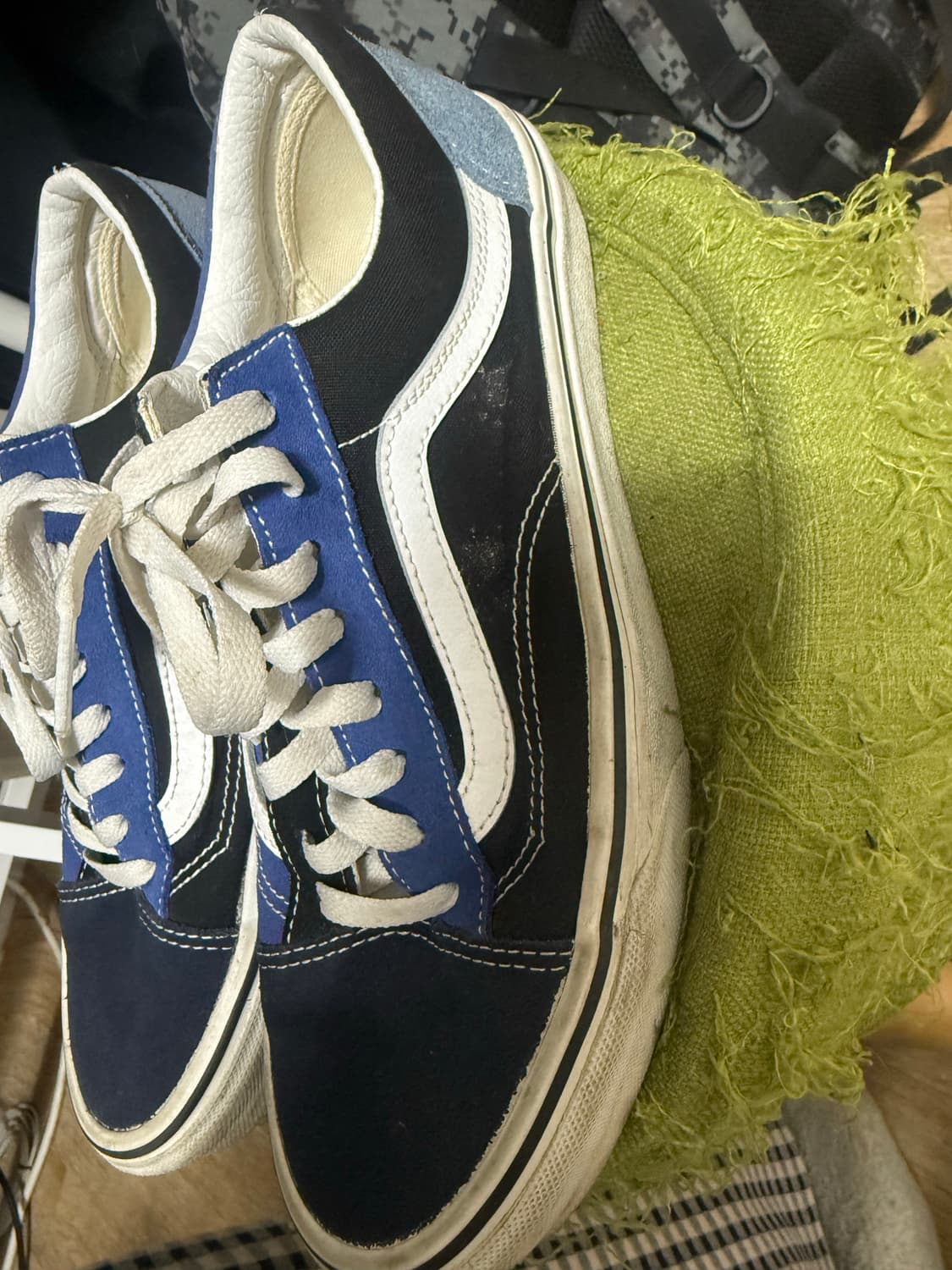 반스 올드스쿨 블루 블랙 270 사이즈 상품이미지2