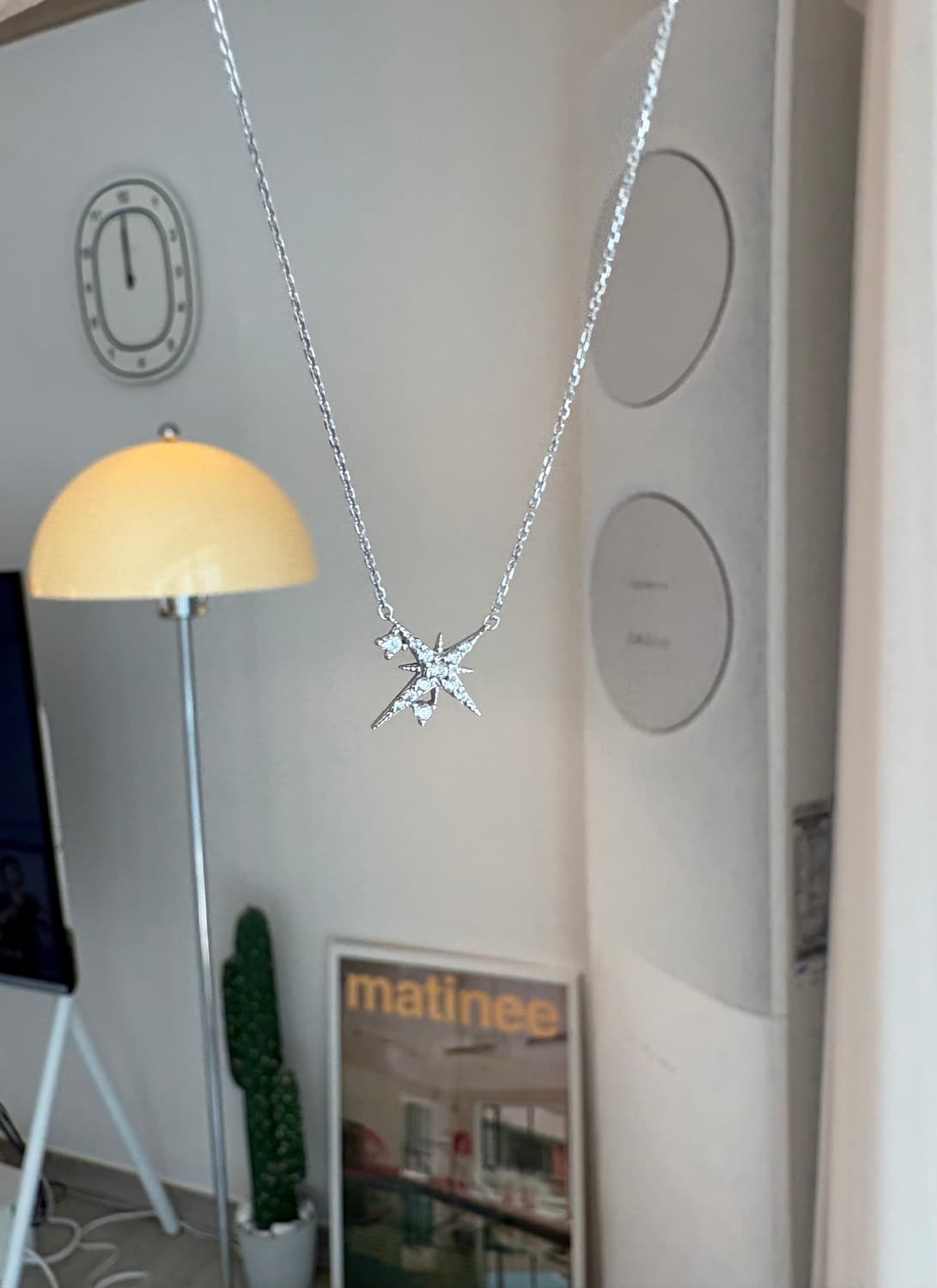 반짝반짝 빛나는 안나수이 14k 화이트골드 목걸이✨ 상품이미지1