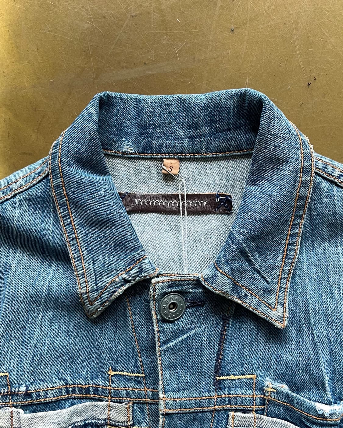 YANUK ヤヌーク Japan Detail Denim Jakcet 상품이미지4