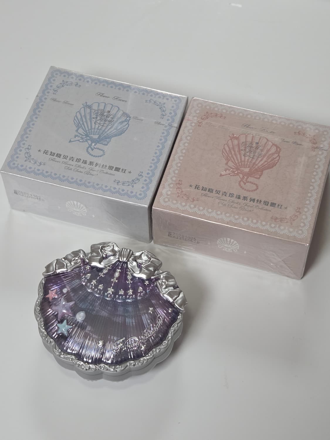 미개봉새상품) 플라워노즈 쉘 주얼 컬렉션 실크 새틴 블러셔 1호, 4호 상품이미지1