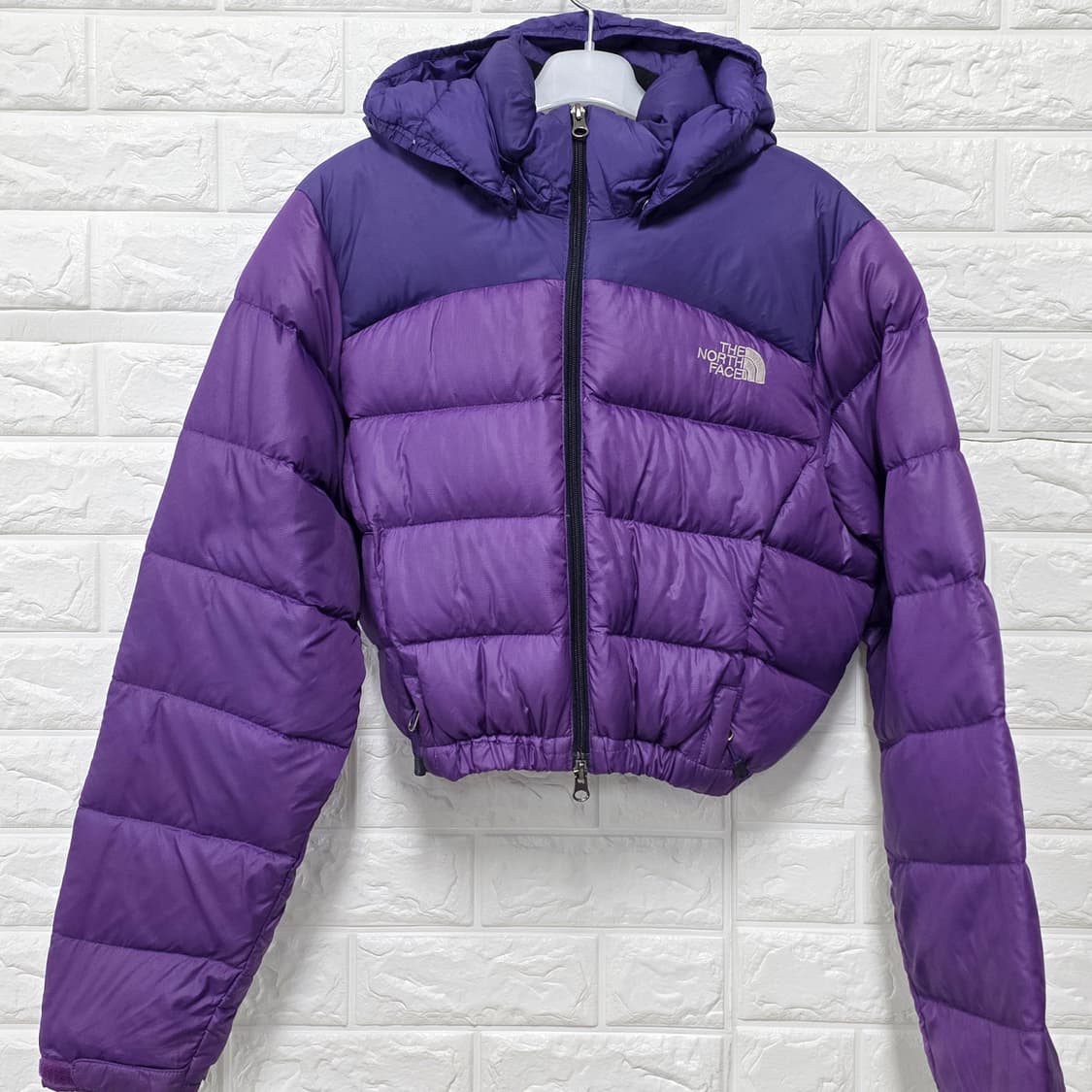 택포// 노스페이스 퍼플 리폼 다운 숏패딩 (95) 상품이미지1