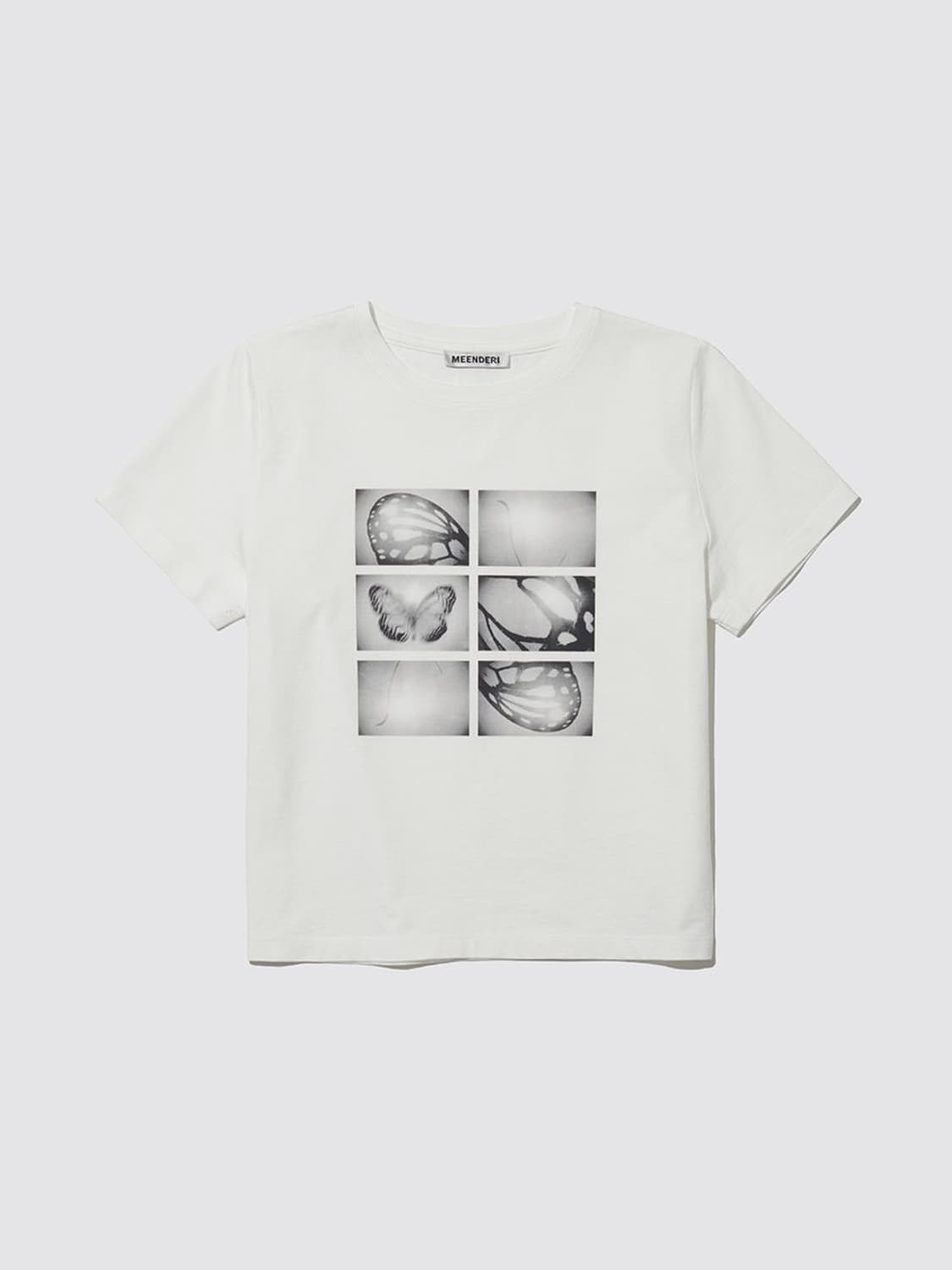 민더리 BUTTERFLY FILM T-SHIRT - WHITE 상품이미지2