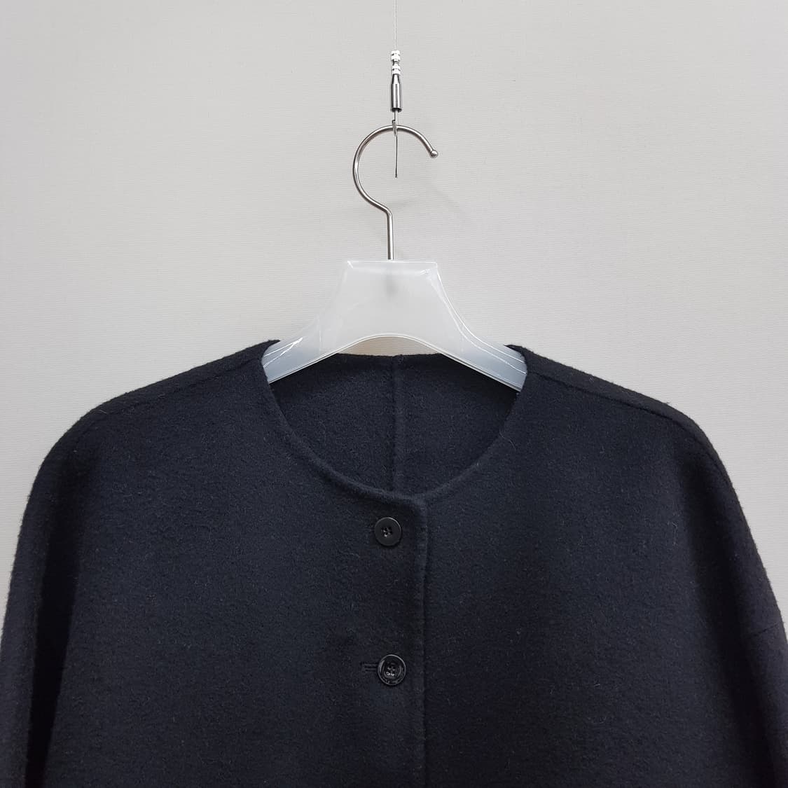 한섬 시스템 2023 캐시미어 리브 블록 자켓 82-94-160사이즈 상품이미지4