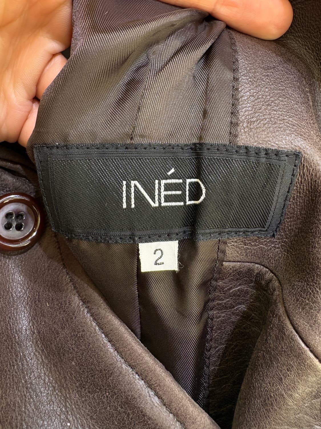 INED 레더자켓 상품이미지7