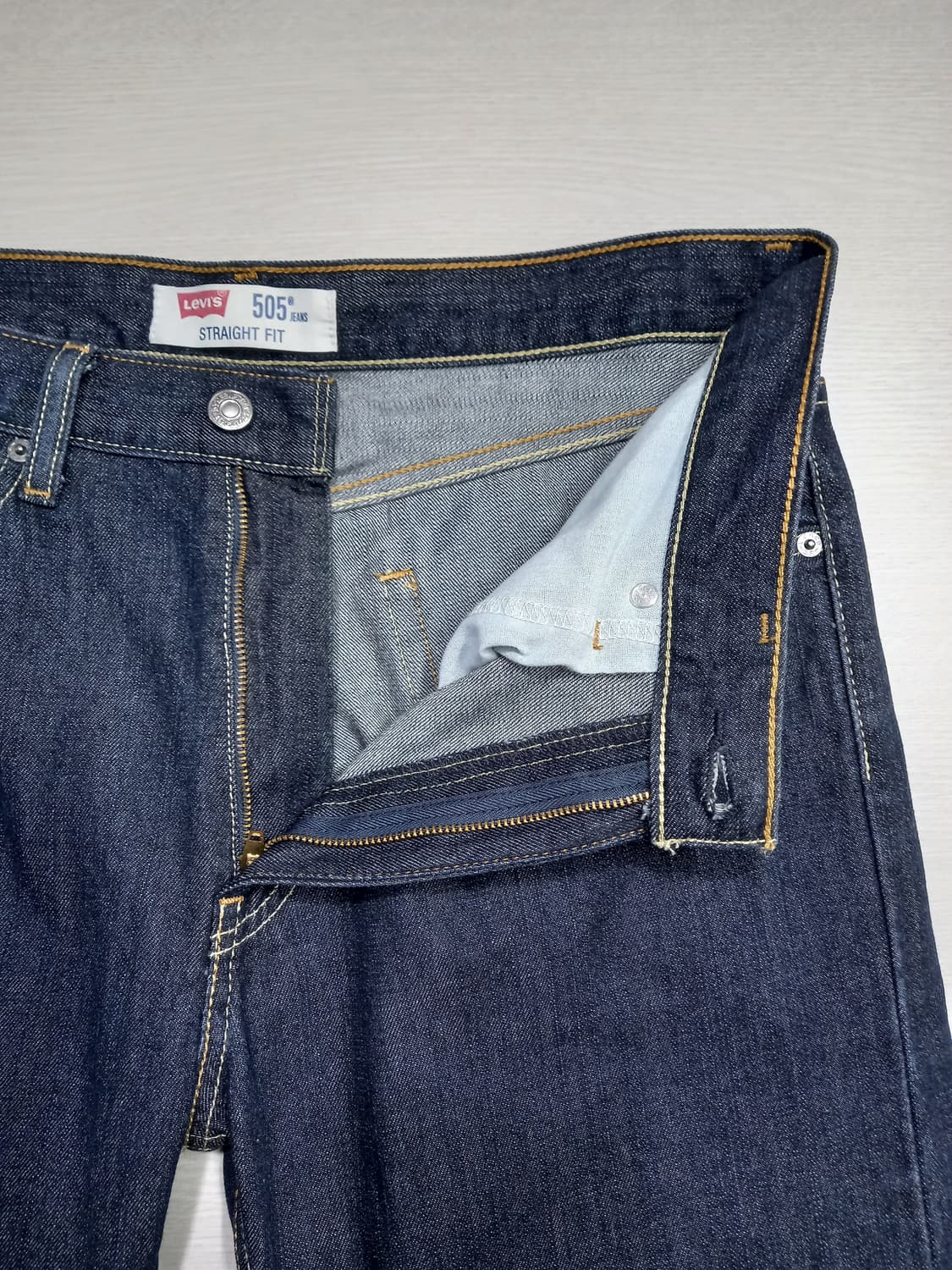 34 리바이스505 Colombia 일자진 진청 34-558 상품이미지6