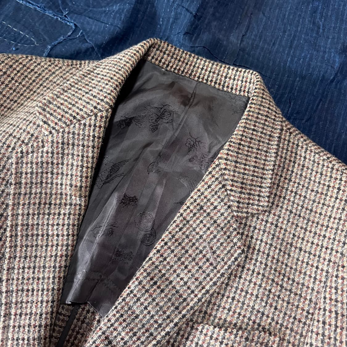 빈티지 트위드 울 자켓 100 상품이미지2