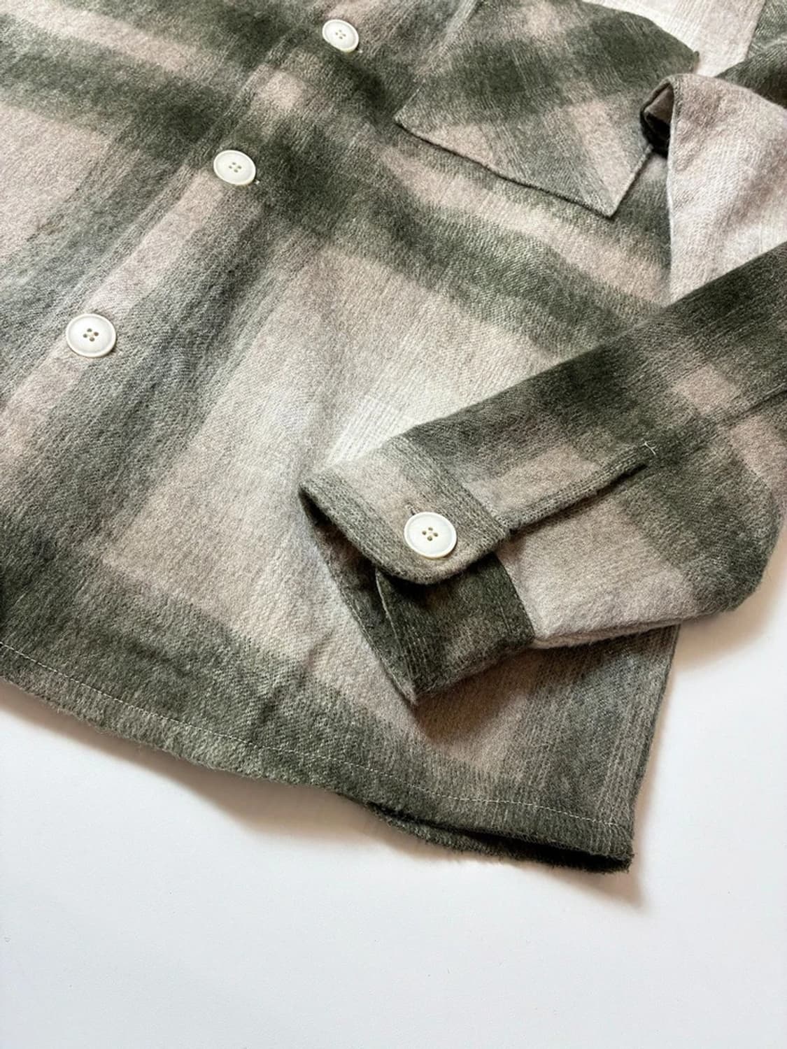 리스 REISS 옴므 플란넬 울 블렌드 체크 셔츠 PN8466 상품이미지4