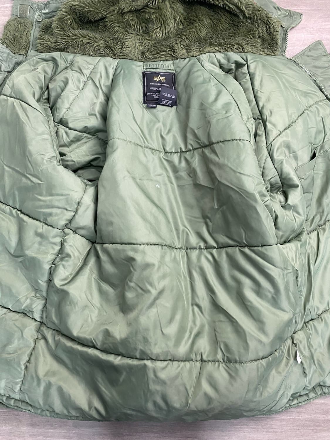 알파 인더스트리 N-3B 헤비 파카 상품이미지4