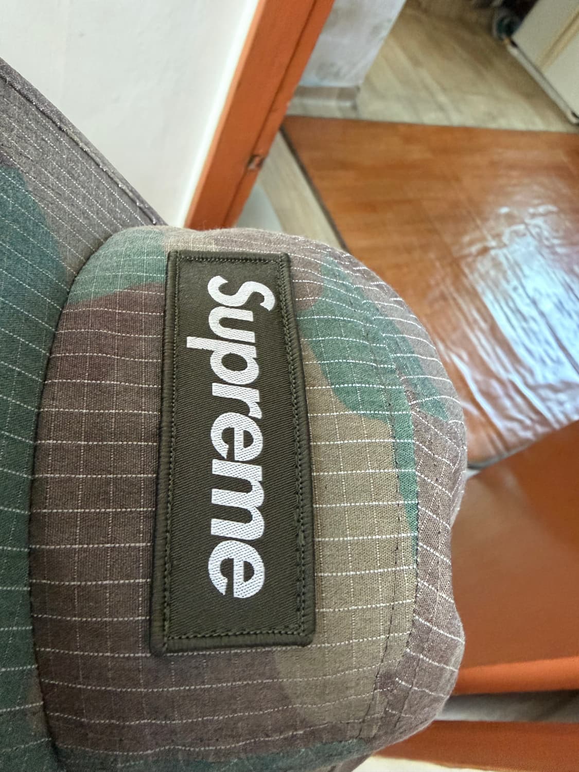 슈프림 리플렉티브 립스탑 캠프캡 우드랜드 카모 (24SS) 상품이미지6