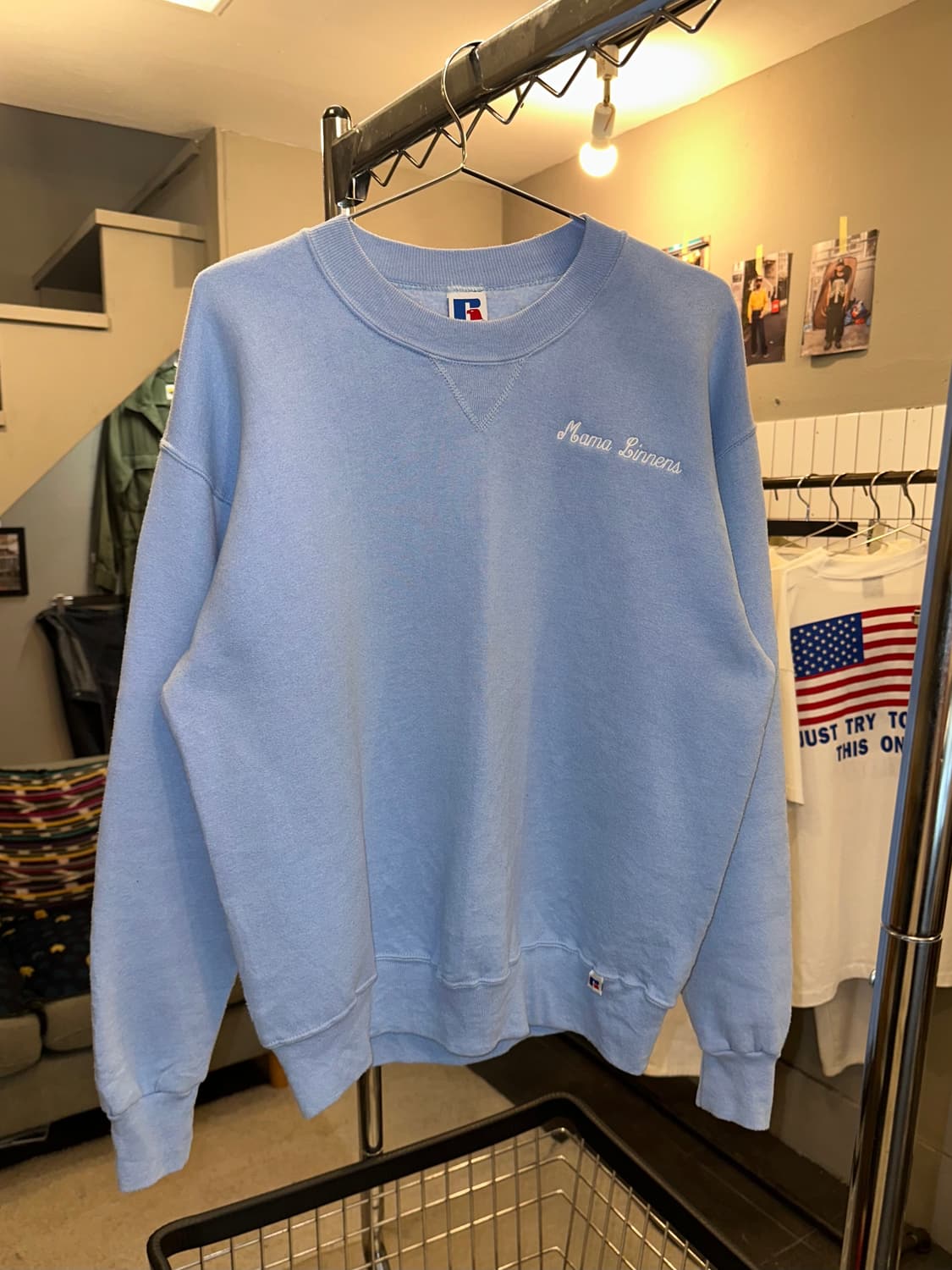 90‘s Russell Athletic letter sweatshirt  상품이미지4