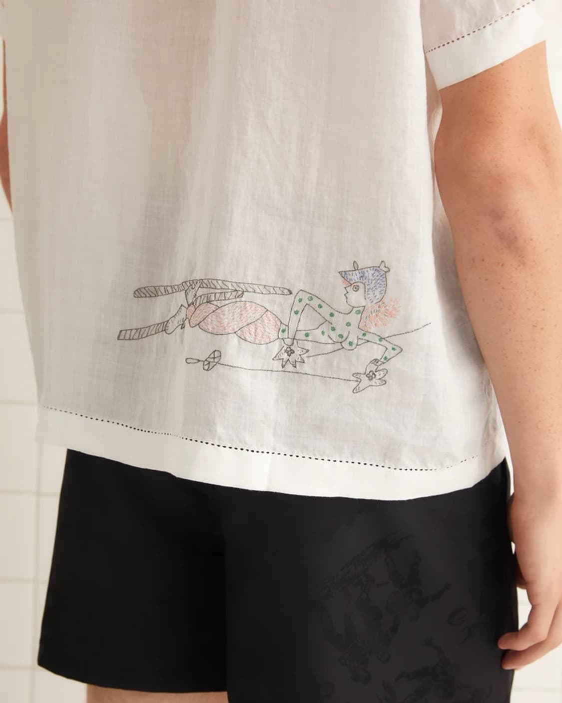 [L]보디 BODE 스키 린넨 셔츠 상품이미지4