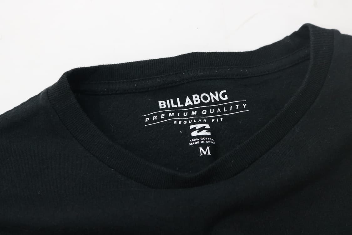 Billabong 빌라봉 사이드 로고 테이핑 블랙 롱슬리브 티셔츠 (M) 상품이미지4