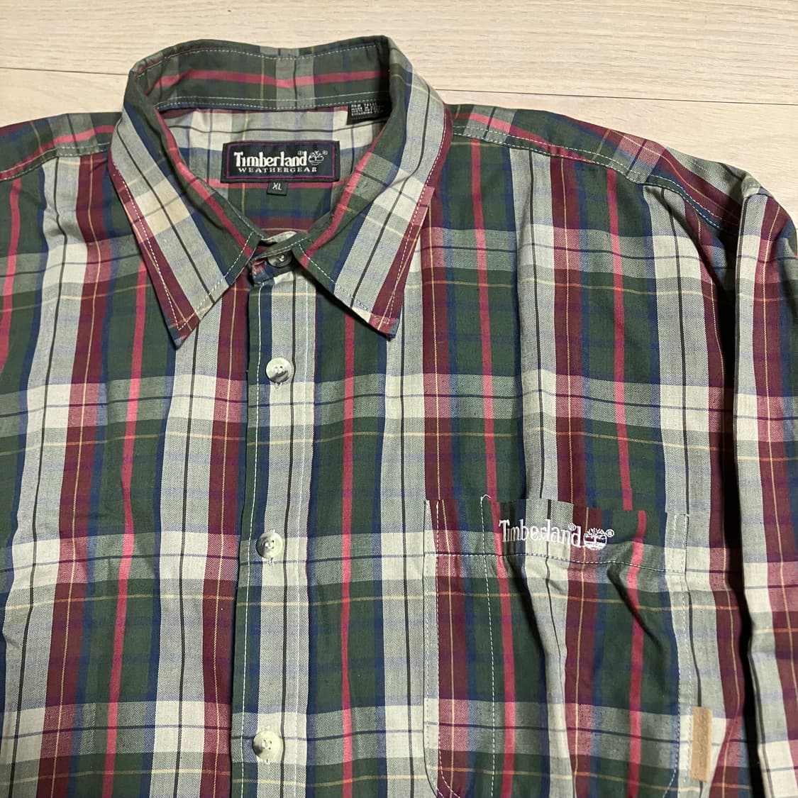 팀버랜드 XL 체크셔츠 상품이미지1