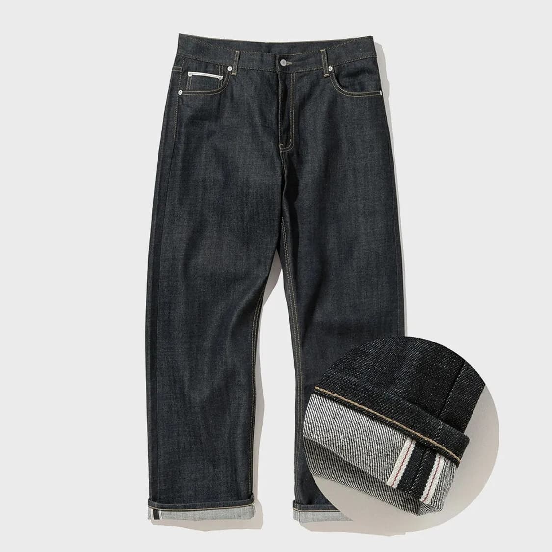 유니폼브릿지 셀비지 데님 팬츠 딥 인디고 상품이미지1