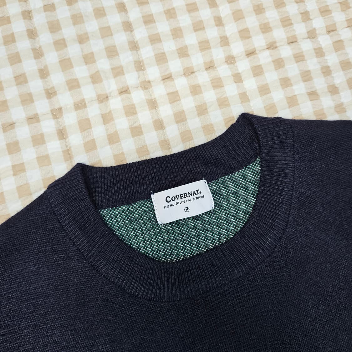 커버낫 오버핏 긴소매 니트 남자100 상품이미지2