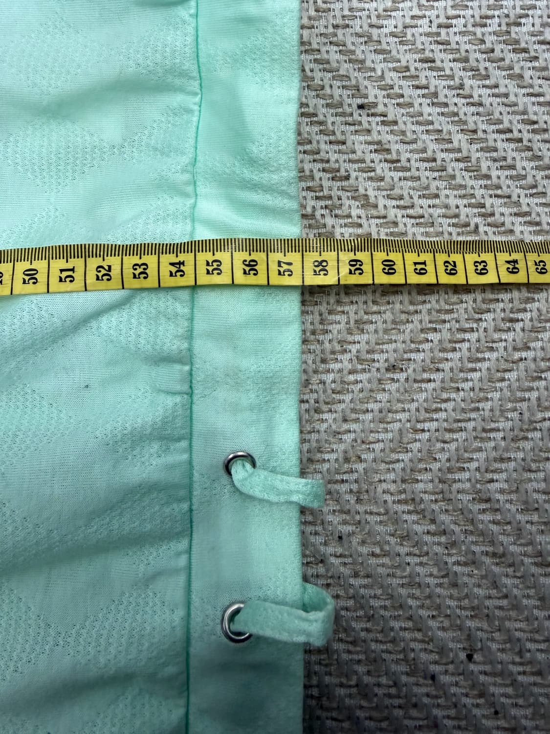 정품) 랑방 한섬 민트색 반집업 퍼프 기능성 반팔 40 상품이미지10