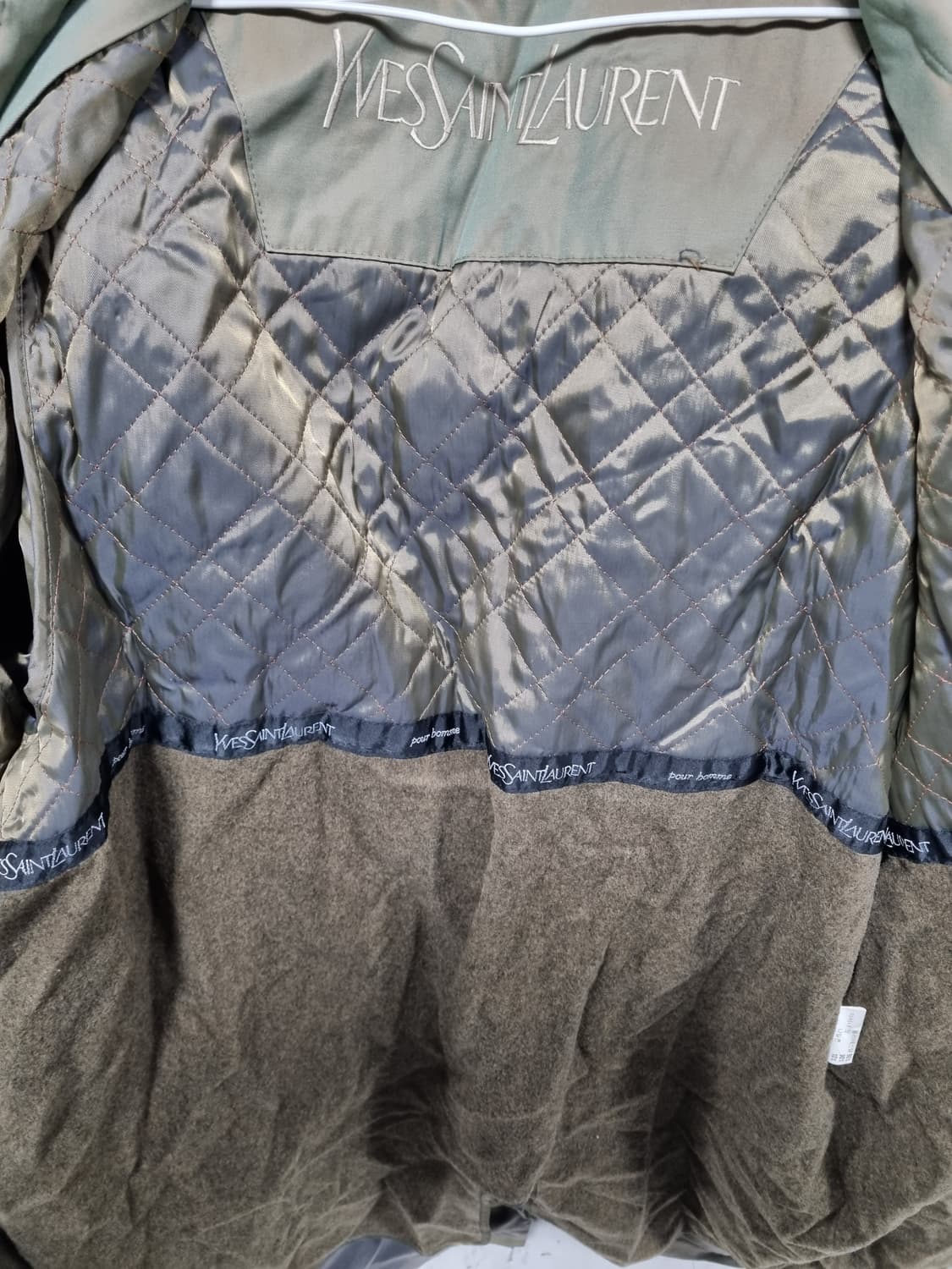 입생로랑 남성 빈티지 트렌치코트  상품이미지3