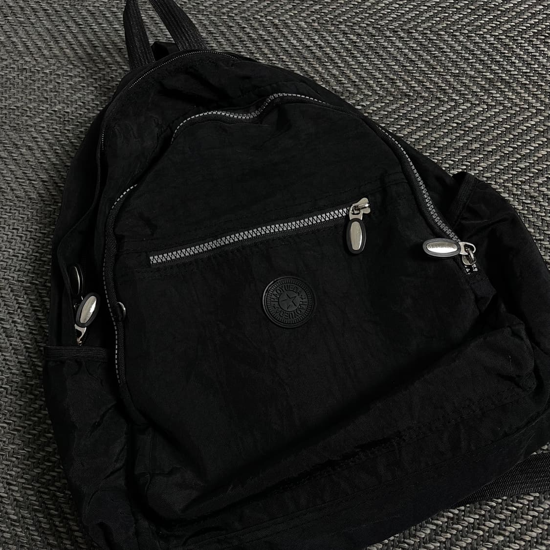키플링 y2k 나일론 백팩 블랙o 4309 상품이미지5