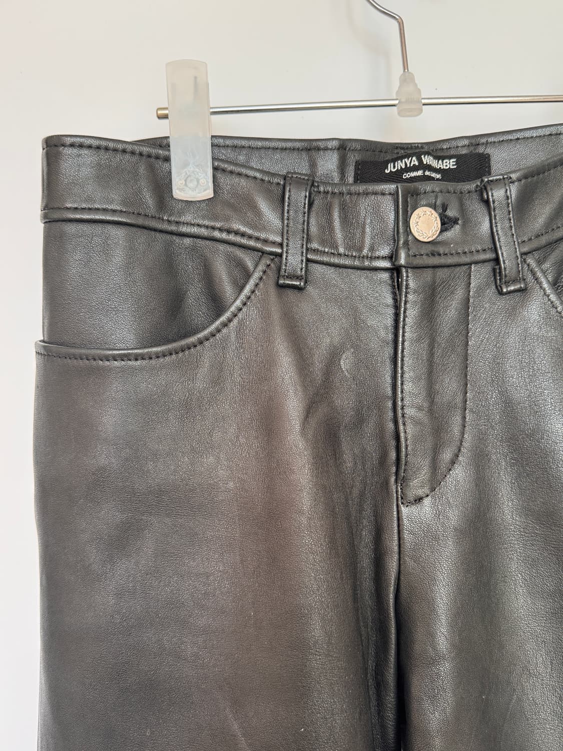Junya watanabe 레더팬츠 s  상품이미지2