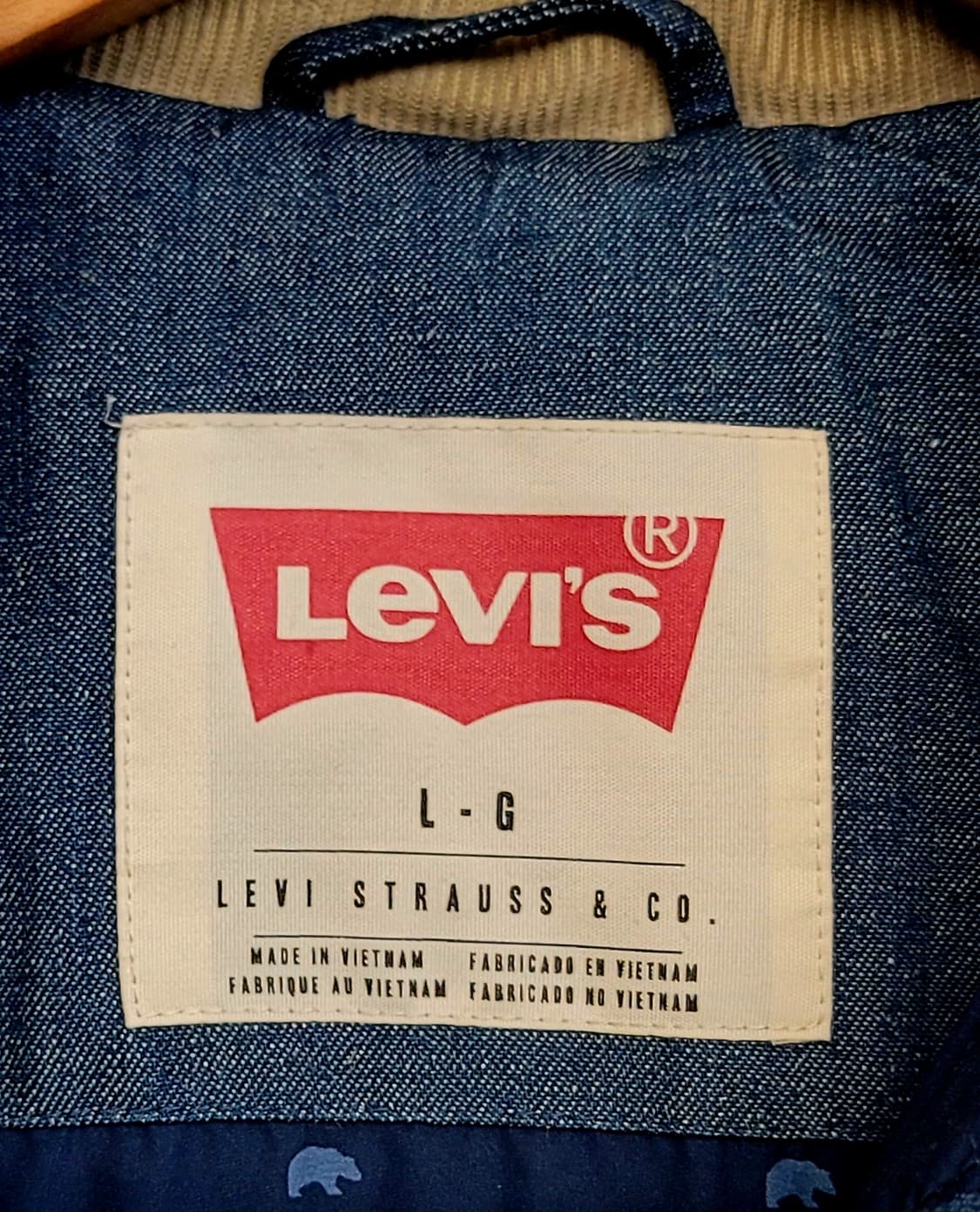 리바이스(Levi's) 데님패딩베스트(패딩조끼) 판매 상품이미지6