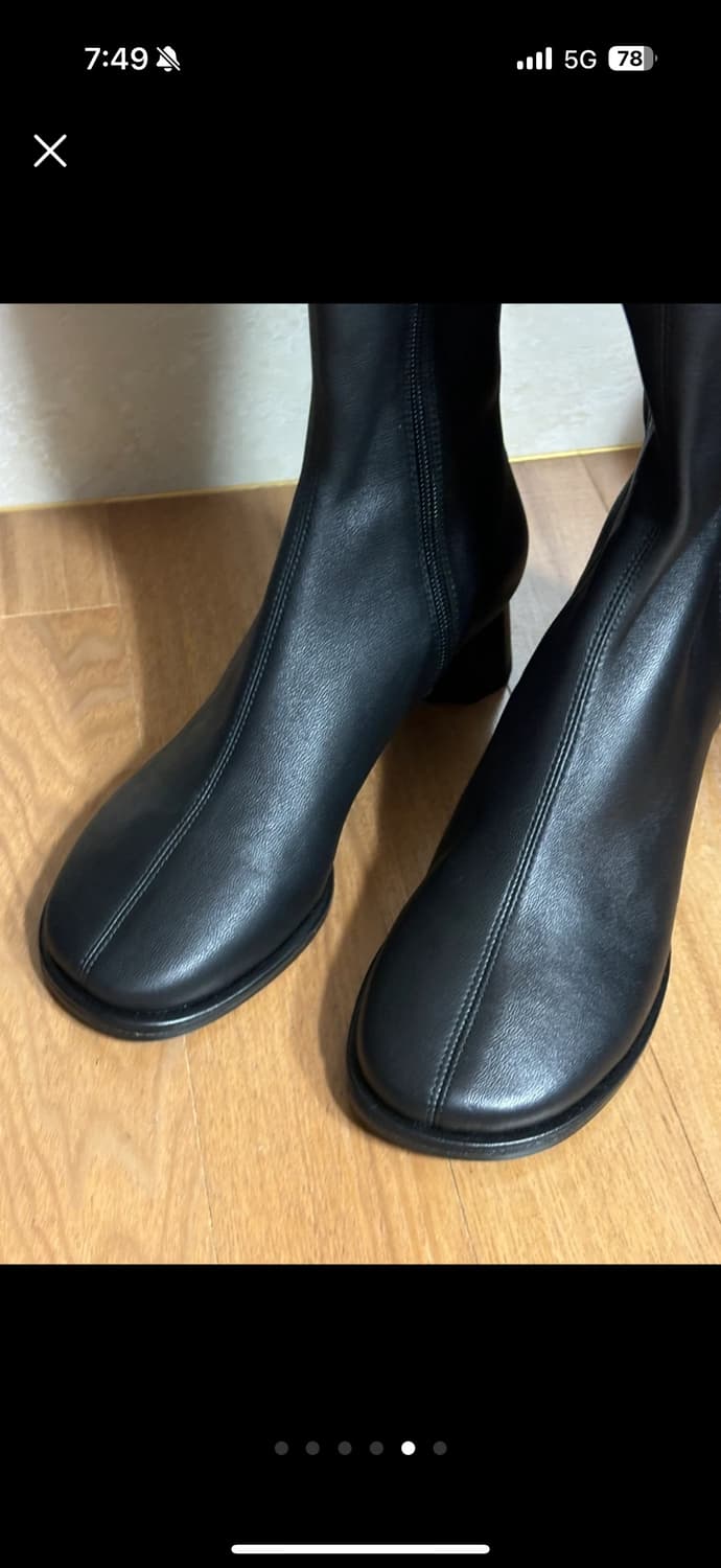 새상품) 슈콤마보니 양가죽 부츠 송혜교 상품이미지1