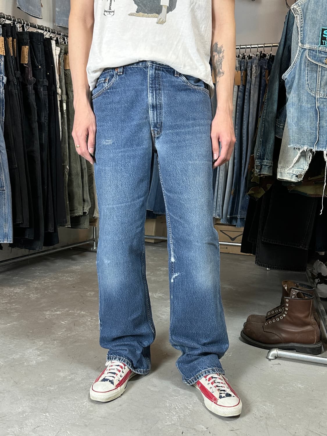 90's 빈티지 리바이스 517 부츠컷 플레어진 상품이미지1