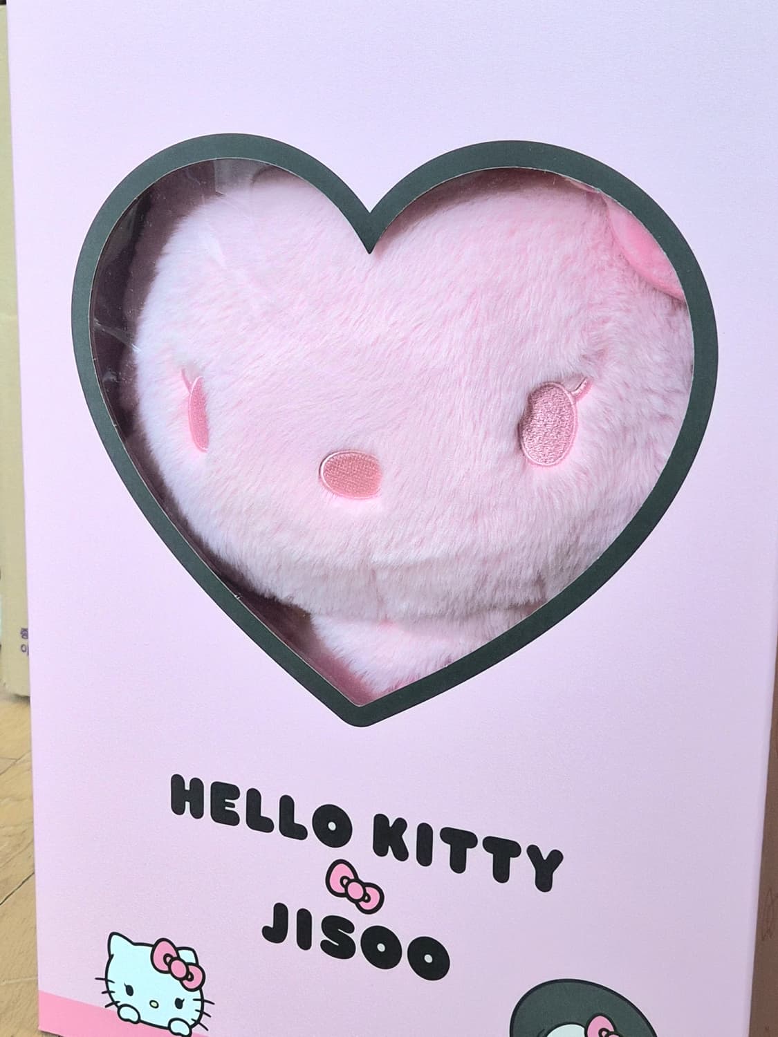 헬로키티 인형 핑크 한정판 지수 콜라보 정품 상품이미지3