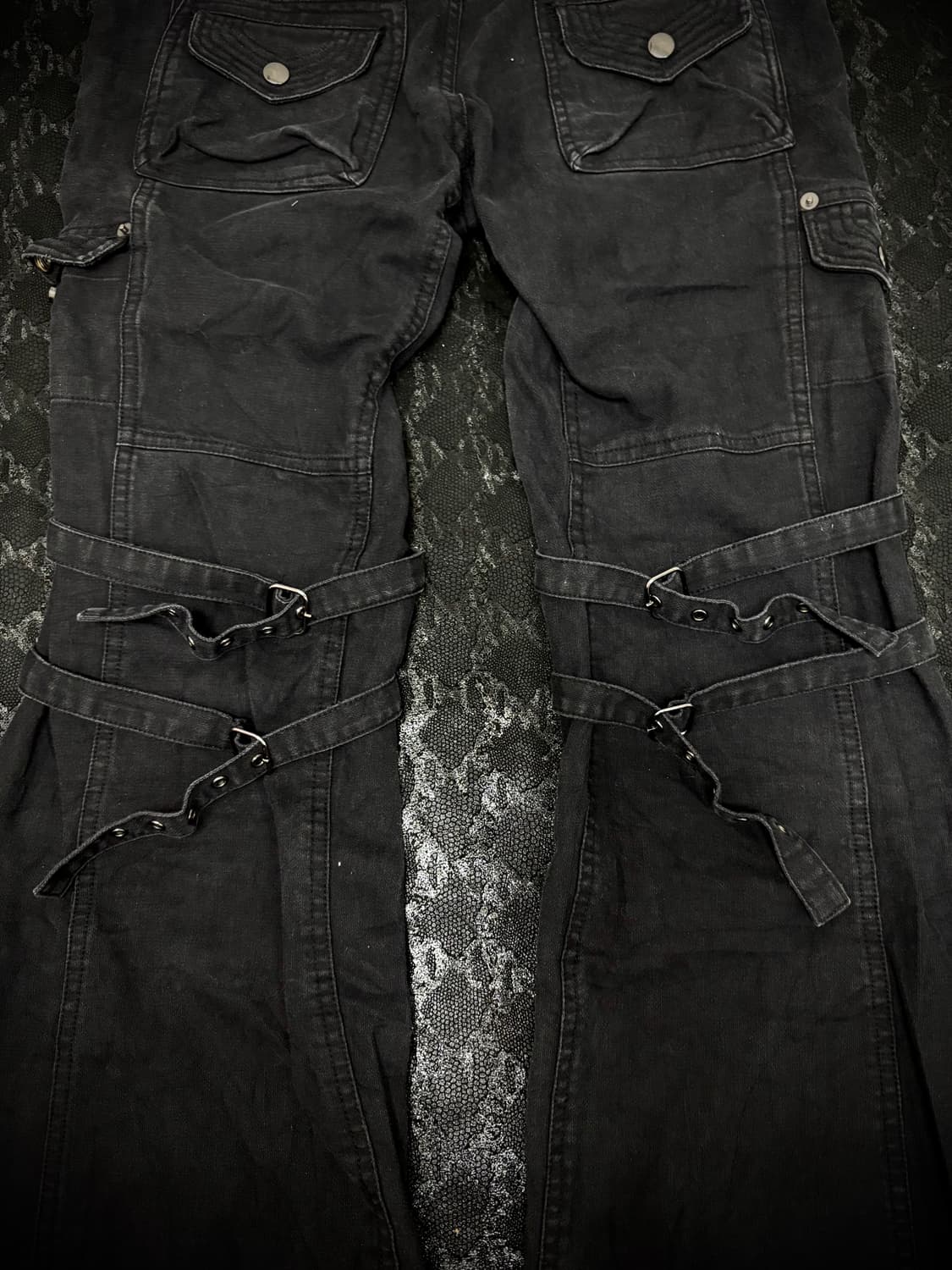 00’s Bondage Detail Flared Low rise Pant 상품이미지6