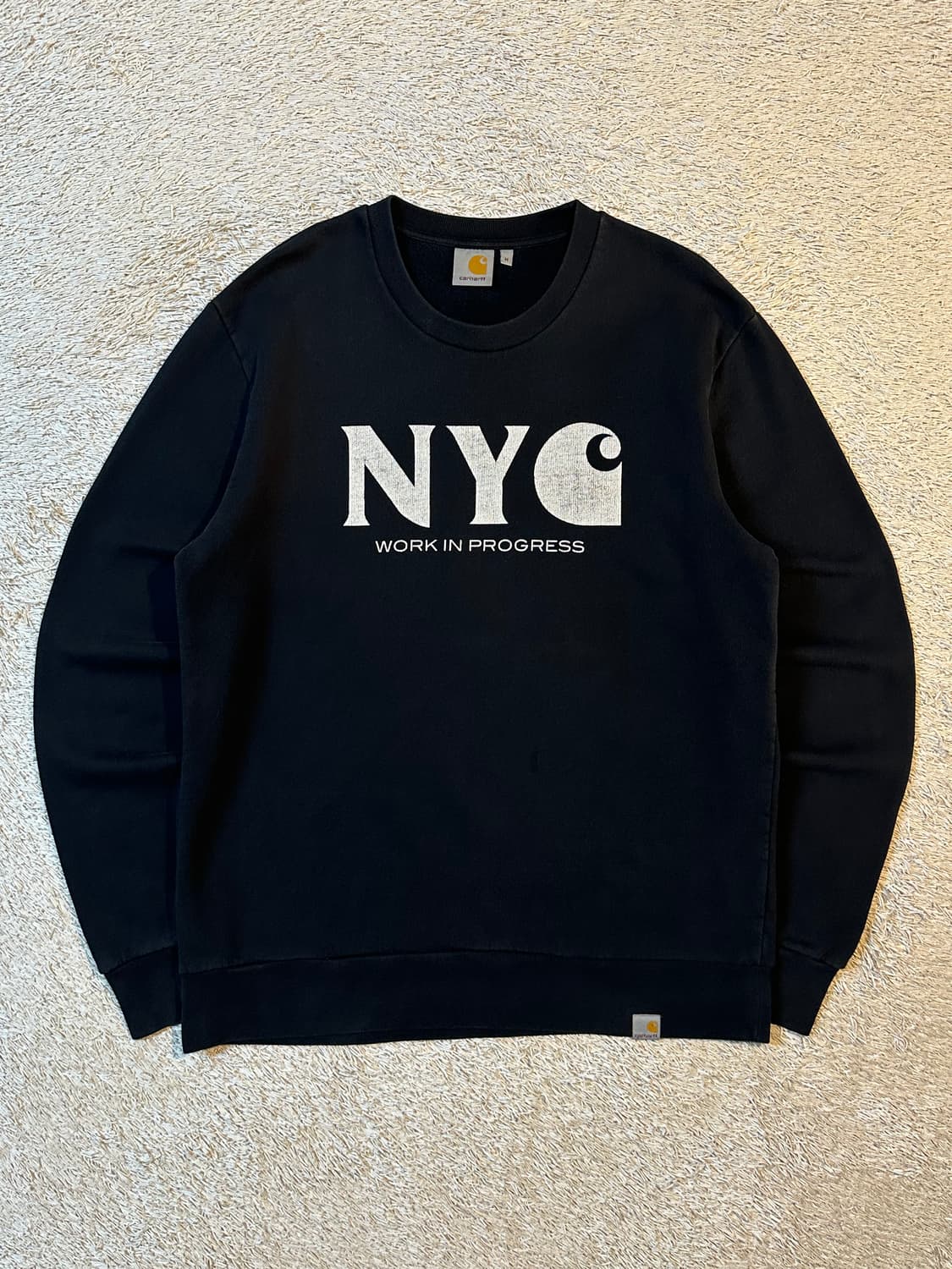 칼하트 WIP NYC 뉴욕 맨투맨 블랙 상품이미지1