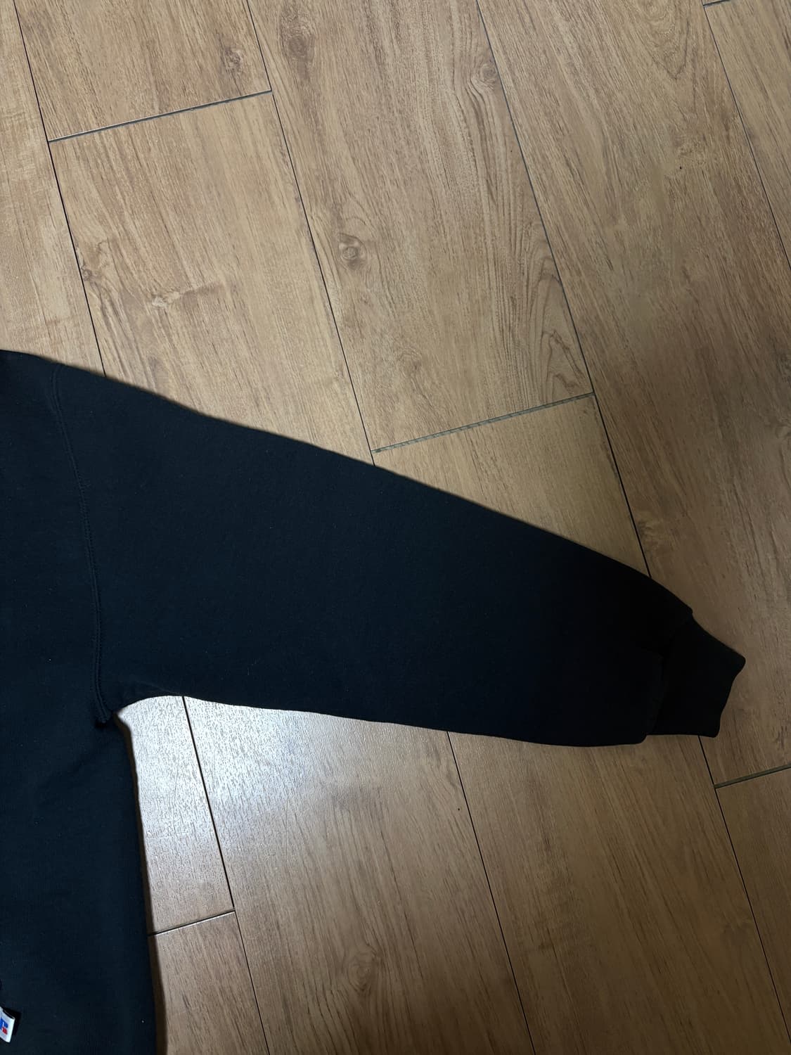 빈티지 러셀 후드티 블랙 상품이미지3