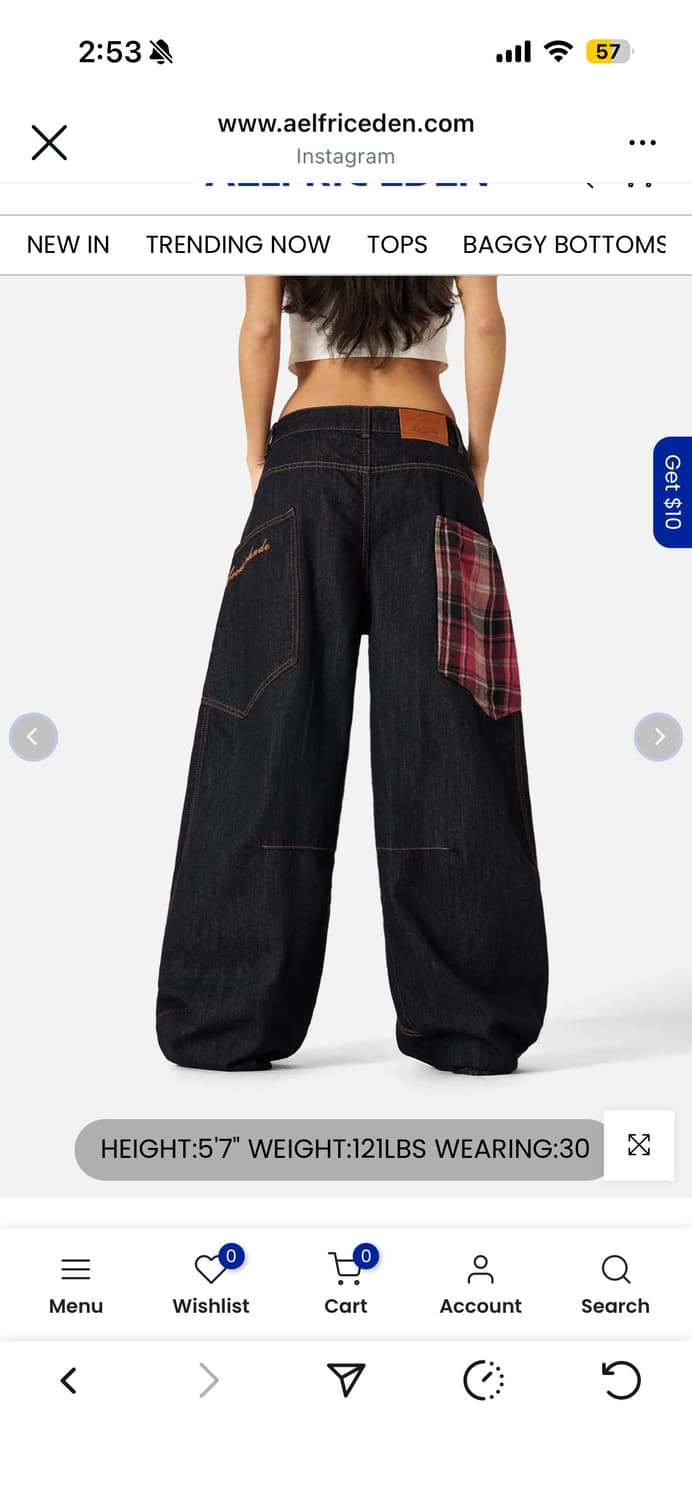 AELFRIC EDEN BAGGY BARREL JEANS 28 상품이미지1