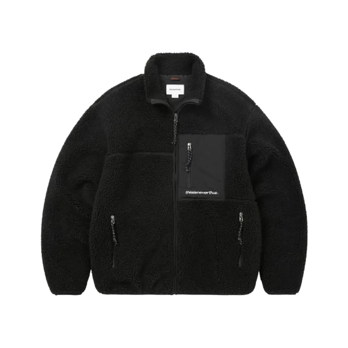 디스이즈네버댓 SP 쉐르파 플리스자켓 블랙 상품이미지1