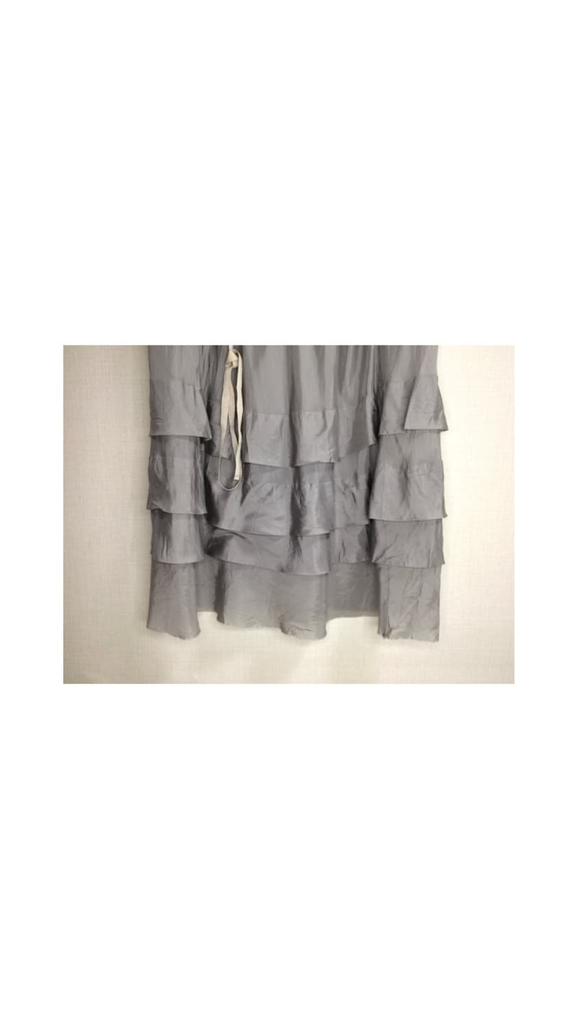 Sacai luck 사카이럭 핑크 베이지 스트라이프 그레이 쉬폰 원피스 상품이미지4