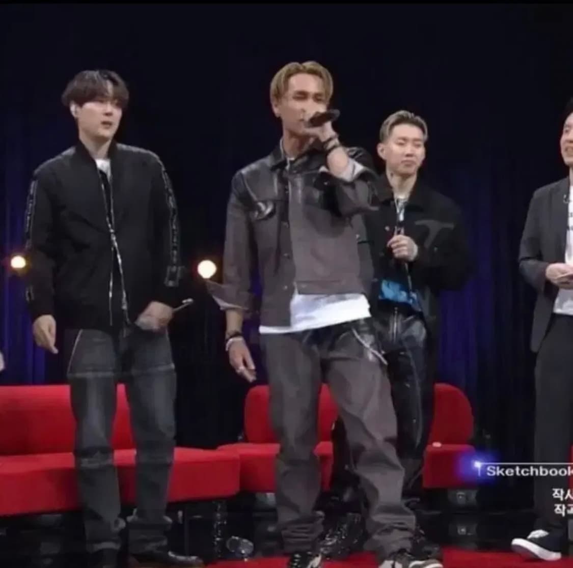 [46] 보테가 베네타 믹스 레더 데님 팬츠 진 상품이미지1