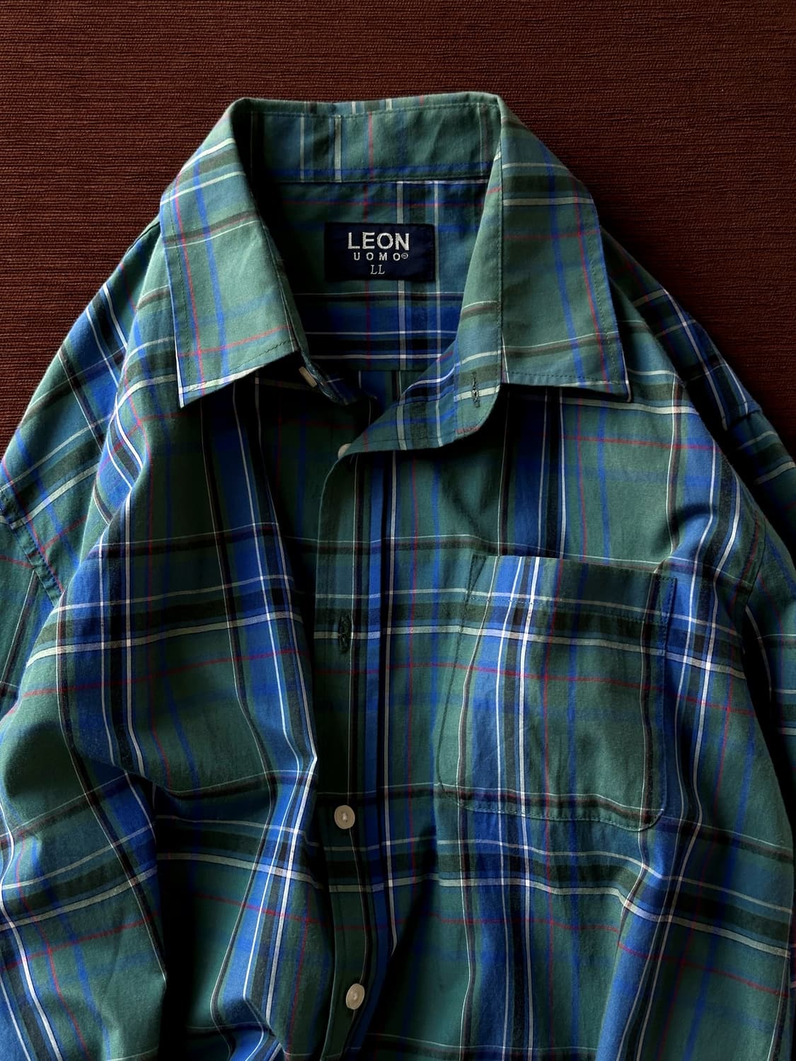 High count cotton check L/S shirt 상품이미지1