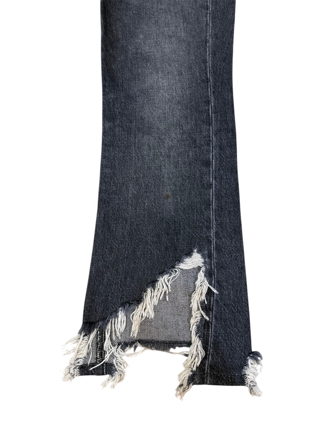 R13 플레이드 햄 데님 팬츠 상품이미지5