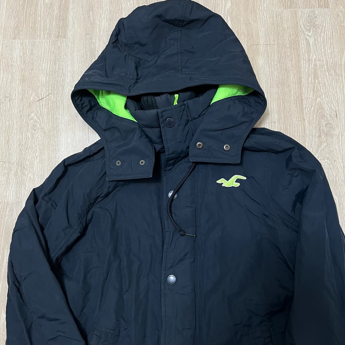 홀리스터 남성 로고 바람막이 자켓 L/100  상품이미지2