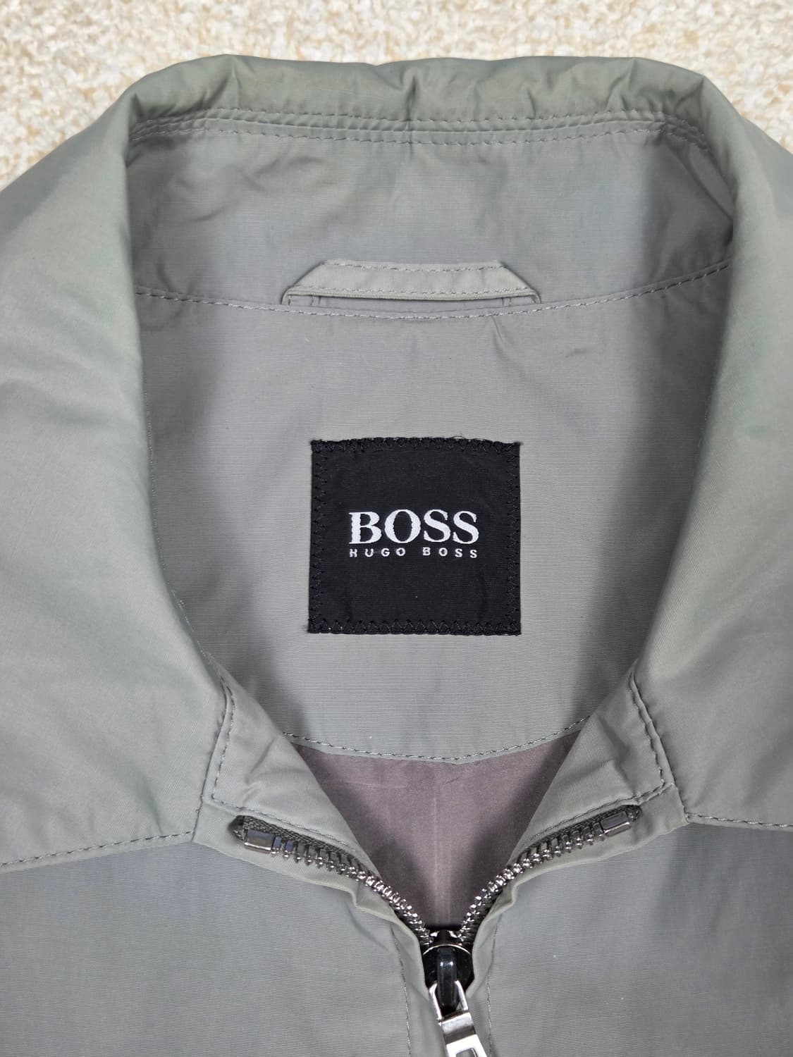[휴고보스] BOSS 나일론 코튼 혼방 해링턴 자켓 | A00192 상품이미지3